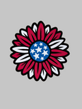 4th of July Sunflower Sticker